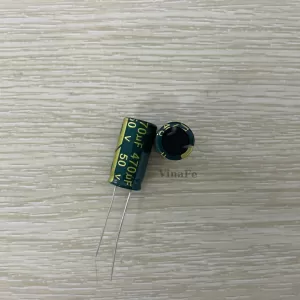 Tụ Hóa 470uF 50V 10*20mm Vàng Xanh